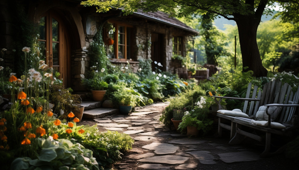 Quelques idées d'aménagement pour un jardin champêtre.
