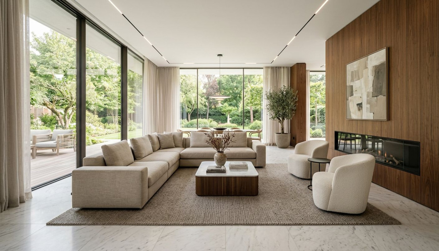 Tendances actuelles dans la conception intérieure des demeures haut de gamme